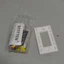 BESTTEN Dimmer Light Switch, 3 Way or Single Pole LED Slide Dimmer Switch, Compatible with LED Dimmable Lamp, CFL, Incandescent, Halogen Bulb, Screwless Wallplate Included, White