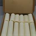 Da by Waterproof Outdoor Flameless LED Battery Candles, 12 High-Temperature Resistant Simulated Candles