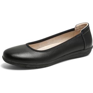 Cvistpieo Ballet Flats Shoes for Women Dressy Casual Comfortable Lightweight Dress Shoes for Women Slip On Women's Flats Work Office Black Size 38/8