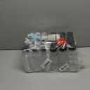 zmybcpack 24 pack 10oz(300ml) Clear PET Plastic Juice Bottles With Caps - Plastic Smoothie Bottles-Reusable Bulk Beverage Containers with Tamper Evident Lids For Juicing, Other Beverage