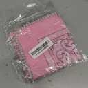 Vabean Disco Rhinestone Fringed Bandana Paisley Bandanas Cowgirl Bachelorette Rhinestones Tassel Kerchief (Pink)