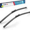 22"+22" Wiper Blades Replacement for Chevy Silverado 2013-2008 Silverado 1500/2500HD/3500HD;GMC Sierra 2013-2008 OEM Quality Windshield Wiper Blades(Set of 2) Pinch Tab