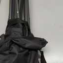 Bolosy Camping Stool Oversized Camping Foot Stool Ottoman 450 lbs Heavy Duty Camp Stool Padded Camping Chair Foot Rest Foldable Footrest (Single Pack, Black)