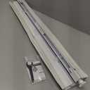 LazBlinds No Drill Cordless Roman Shades for Windows, 30" W x 60" H, White