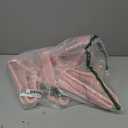 ManGotree 11" Baby Velvet Hangers, Non-Slip Kids Coat Hangers with 360 Swivel Hook, Ultra-Thin Felt Children's Hanger for Infant & Toddler Clothes, 66 Pack (Light Pink)