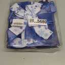 Christmas Tree Topper Bow, 44X12 Inch Artificial Xmas Tree Flower Topper Decor, for Family, Wedding, Birthday Party, Indoor Outdoor Thanksgiving Christmas Decoration - Blue/ White/ Snowflake.