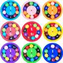 Math Fidget Spinners,Math manipulatives,Math Games for Kids 8-12,the Fidget Game, Multiplication Game Fidget Toys for Kids,Math Spinners for Kids(9pcs)