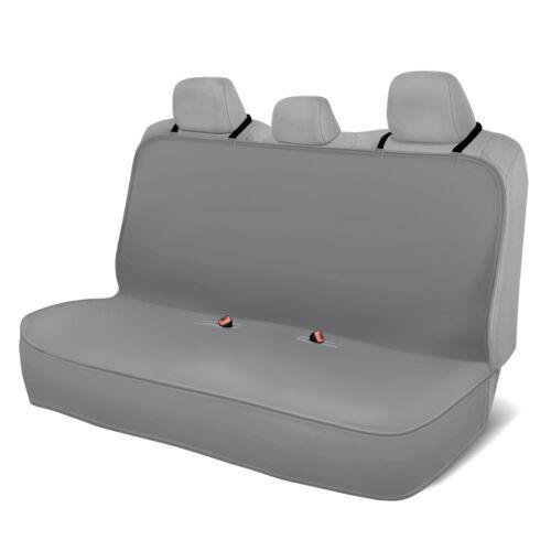 Motor Trend AquaShield Neoprene Waterproof Seat Covers for Trucks - Black 60/ 40 Split Bench Rear Seat Cover - Carseat Cover Automotive Back Seat Protector - Car Accessories for Kids & Dogs