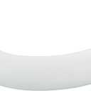 Room Darkening Curtain Rods for Windows, 28 to 84 Inches Splicing Construction Drapery Rod, 1" Adjustable Blackout Wrap Around Curved Curtains Rod, Wall Mounted Ceiling Mounted, Matte White