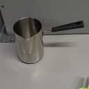 Dicunoy Milk Butter Warmer Pot, 1qt Turkish Coffee Pot with Spout, Large Stovetop Melting Boiling Cezve Ibrik Briki Greek Arabic Coffee Maker for Chocolate Heating, Camping, 18/8 Stainless Steel