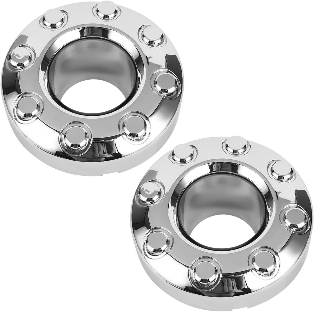 Replacement for Dually Front 4x4 Open Wheel Center Hub Cap Hubcap 2005-2018 Ford F350 F-350 Dually Pickup Truck DRW 5C3Z1130TA (Pack of 2)