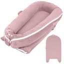 Graeame Nest Lounger Cover - Ultra Soft Corduroy Cotton Replacement Compatible with Dockatot Deluxe + Docks | Hypoallergenic & Breathable | Machine Washable | Premium Protection (Cover Only) Pink