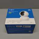 Tapo 2K Indoor Pan/Tilt Wired Security Camera - Works as a Baby Monitor & Pet Camera, Motion Detection, 2-Way Audio, Siren, Night Vision, Subscription-Free Local Storage or Optional Cloud, C210 (White)