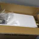 Nintiue Industrial Touch Table Lamps Set of 2-2 USB Ports & AC Outlet Nightstand Lamps, 3-Way Dimmable Bedside Desk Lamp for Living Room Bedroom, Glass Shade & 2 LED Bulbs Included - Brass