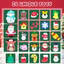 Advent Calendar 2025 Mochi Squishy - 24 Days of Christmas Countdown Calendar, Contains 24Pcs Gift, 3 Cute Jumbo and 21 Mochi Squishy Toys,Gift Ideas for Boys Girls and Teens