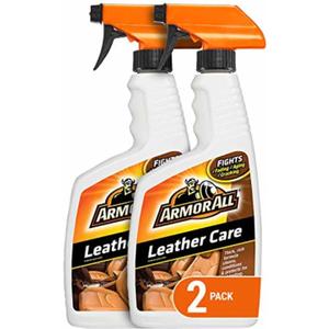 Armor All Car Leather Care Spray, Leather Cleaner and Protectant for Cars, Trucks and Motorcycles, Includes 2 Bottles, 16 Fl Oz Each