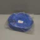 1-1/2"(Flat 2.6 width) x 100 FT Pool Backwash Hose, Blue Heavy Duty Reinforced PVC Lay Flat Water Discharge Hose for Swimming Pool Filter Pump,with 2 Clamp