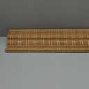 LazBlinds No Tools No Drill Cordless Bamboo Roman Shades, Light Filtering Window Treatment, Roll Up Bamboo Blinds for Windows 22.5'' W x 48'' H, Brown