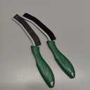 SXhyf Crevice Cleaning Brush - Grout Scrub Brush, House Cleaning Supplies, Gap Cleaning Tools, Home Essentials, Gifts for Women Men, Hard Bristle Crevice Cleaner Brush for Household Use, Bathroom (2 Pack, Green)