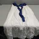 LTAKK Victorian Dress for Women Edwardian Renaissance Costume Medieval Vintage 1800s (Large, White)