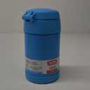 THERMOS FUNTAINER Insulated Food Jar, 16 Ounce, Kid Friendly Food Jar with Foldable Spoon, Blue