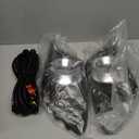RP Remarkable Power, FL7071 Fit For 2014-2016 Mazda 3 Fog Lights Clear Lens Bumper Lamps Kit