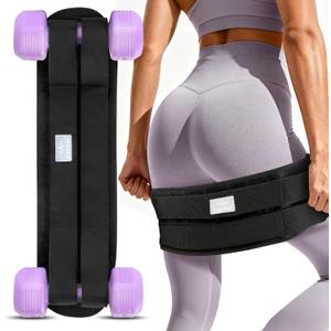 Glute Belt - Hip Thrust Belt with Double Strap Support, Adjustable Fitness Belt for Glute Workouts, Heavy Duty 400lbs Capacity for Dumbbells, Kettlebells, Weight Plates, for the Home, Gym