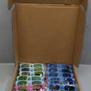36 Pack Kids Sunglasses Bulk with UV400 Protection, 12 Colors Neon Sunglasses for Birthday Party Favors, Beach, Graduation Gift, Summer Pool Party Supplies, Goody Bag Filler, Boys Girls Classroom Gift