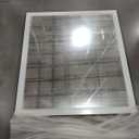 Amorho 40" X36" LED Bathroom Mirror with Black Frame, Front Light and Backlit(Controlled Separately), Stepless Dimmable, Anti-Fog, Shatter-Proof, 3 Colors, Memory