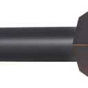 Ivilon Drapery Treatment Window Curtain Rod - Faceted Hexagonal 1 inch Pole. 28 to 48 Inch. Antique Black