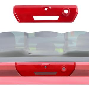 RT-TCZ Tailgate Handle Cover Rear Door Handle Cover Trim Decoration Exterior Accessories for Ford F150 2021-2024 (Red)