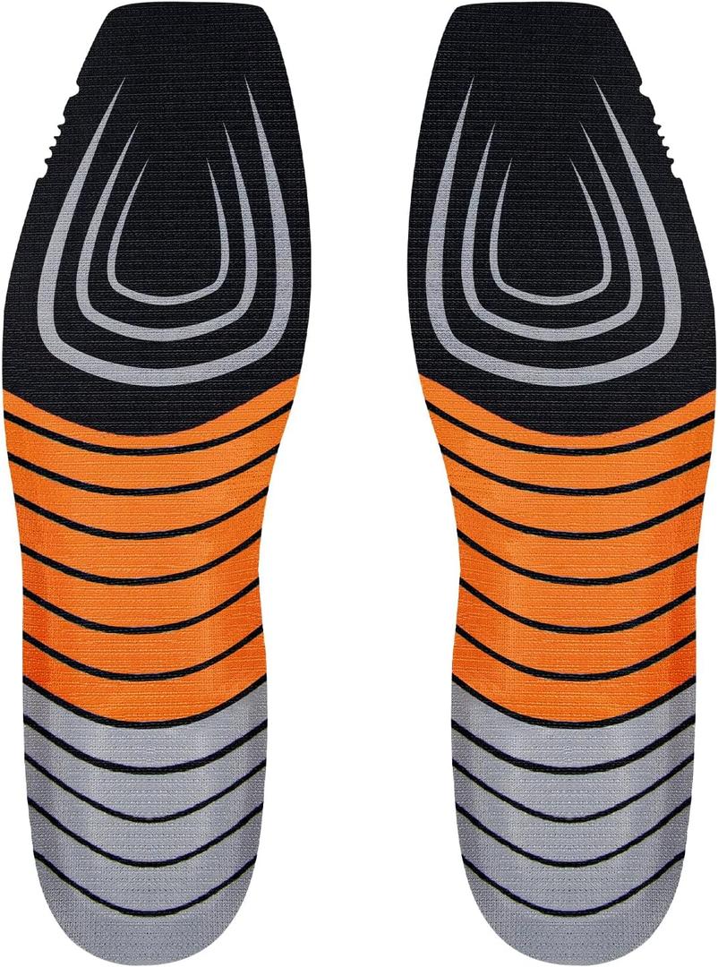 Endoto Square Toe Insoles for Ariat Cowboy Boots, Replacement Shoe Inserts for Men Foot Comfort All Day(Size:M8.5-EU41.5)