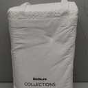 Bedsure Cotton Duvet Cover King - 100% Cotton Waffle Weave Coconut White Duvet Cover King Size, PureWoven Breathable Bedding Set for All Season, 3 Pieces, 104"x90"