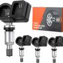 TPMS Sensors HC3T1A150AA 315MHz Pre-Programmed Tire Pressure Sensor Real-Time Monitoring Fit for Ford F-250 F-350 F-450 F-550 Super Duty Expedition Fusion Ranger Fit for Lincoln MKC MKZ Navigator 4PCS