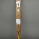 Double Curtain Rods with Aluminum End Cap and Full Surround Brackets,1"Front and 5/8" Back Rod,Adjustable between 72 to 144 Inches (6-12 Feet), Warm Gold Double Window Drapery Rod