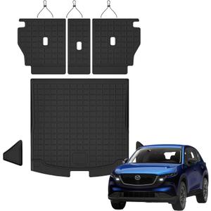 AUXKO All Weather Cargo Mat Backrest Mat for Mazda CX5 2026