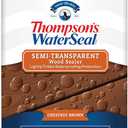Thompsons WaterSeal Semi-Transparent Waterproofing Wood Stain and Sealer, Chestnut Brown, 1 Gallon