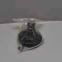 Vintage Wall Light Base Holder, E26/E27 Vintage Industrial Ceiling/Wall Light Base Holder Pendant Bulb Lamp Screw Socket(Black)