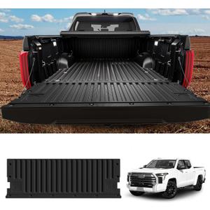 LASFIT Tailgate Mat for Toyota Tundra 2022-2026 (Not Fit Drop-in Liners), All Weather Truck Tailgate Liner for Tundra TPE Tailgate Protector Liner Tundra 2022 2023 2024 2025 2026 Accessories, Black