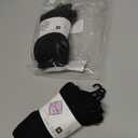 Sock Amazing Unisex Bamboo Rayon Socks Super Soft Black Crew Socks 8 Pack, Size: 9-11