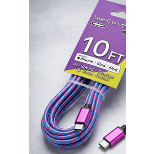 10Ft, Type C, Pack Of 2