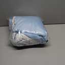 Subrtex Mattress Topper Cover (Only Cover) Mattress Protector Bedding Rayon Made from Bamboo Removable Mattress Encasement Mattress Cover with Zipper (4 Inch, White, Queen)