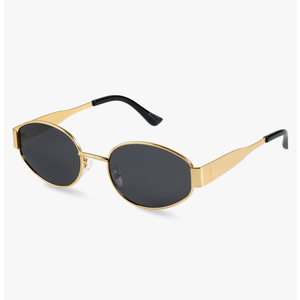 livho 2025 Trendy Oval Sunglasses - Stylish Polarized Shades for Everyday - Retro Metal Frames