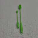 GrandTies Silicone Cleaning Brush Set | Extra Long Brush for Narrow Neck, Water Bottle, Cup, Mug, Blender, Tumbler, Hydro Flask, Baby Bottle, Wine Glass (Fresh Mint)