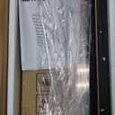 WOPITUES Storage Drawer Cart, Mobile Storage Cabinet, Makeup Storage with 10 Large Clear Drawers, Utility Wooden Rolling Cart on Wheels, for Cosmetic, Art Craft, Office Supplies, Toy, Black