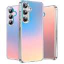 Layeri for Samsung Galaxy S24 Case Holographic Iridescent Unique and Aesthetic Shockproof Phone Case for Girls and Women Translucent Iridescent Bumper Protective Cases for Galaxy S24 Cover