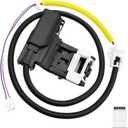 W11307244 W10682535 Washer Lid Lock Switch Assembly (3 Wire) Compatible with Kenmore Whirlpool Maytag Amana Crosley Replace W10838613 W10838613VP W11253733 PS12704713 Washer Door Lock