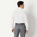 Amazon Essentials Men's Slim Fit Long Sleeve Wrinkle Resistant Stretch Dress Shirt (Lavender White Windowpane)