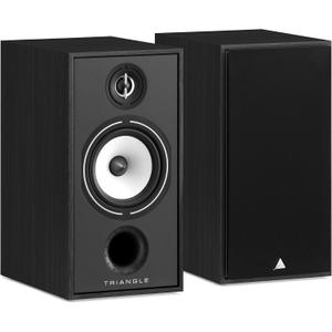 triangle Borea BR04 Bookshelf Speakers Pair - High Fidelity - 2-Way - 25mm EFS Silk Dome Tweeter with Waveguide (Black Ash)