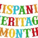 Hispanic Heritage Month Banner Happy National Hispanic Heritage Month Garland for Classroom Decorations Bulletin Board Dcor Spanish Hispanic Heritage Month Party Supplies
